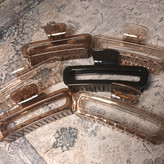 کیلیپس طرح شیشه ای ۱۳سانتی رنگبندی جنس عالی